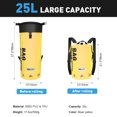 thumbnail image 2 of Vbiger 25L Dry Bags Waterproof Backpack Floating Dry Sack for Hiking, Swimming, Boating, Fishing, Camping, 2 of 7