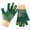 K-Dark Green, variant on Solid Knit Fingerless Mittens Touchscreen Texting Handwear Warm Winter Gloves For Cold Weather Outdoor Activities Brown,One Size