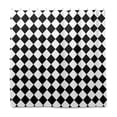 thumbnail image 2 of Yayeee Shower Curtain with Hooks 72"x72" Waterproof Fabric Bathroom Hanging Decor, Black and White Geometric, 2 of 5