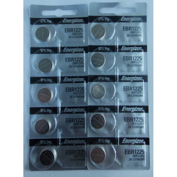 Energizer CR1225 3V Lithium Coin Battery - 10 Pack + 30% Off!