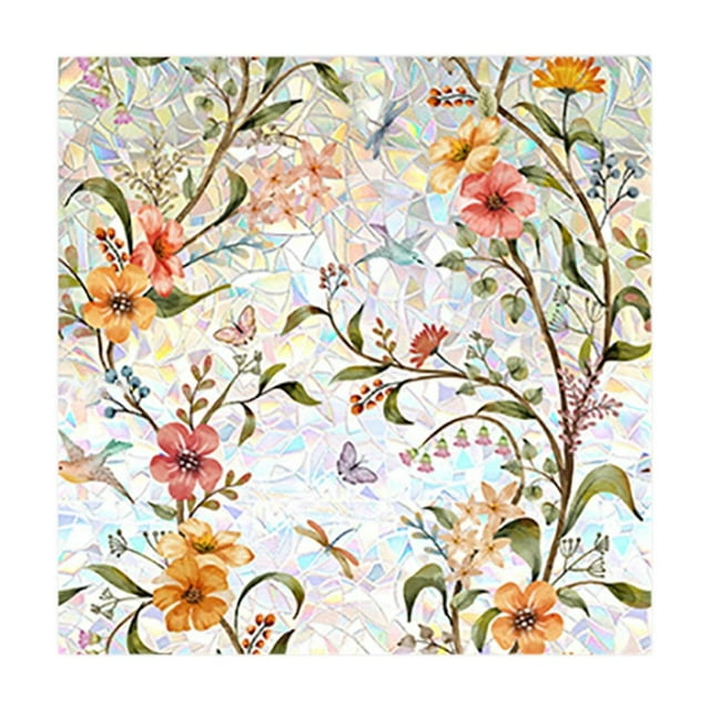 asddcavvf Floral Pattern Window Sticker A and Stylish Way To Bring Nature Indoors and Your Personal Style Sticker Pack Adults Oh Baby Signs