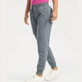 thumbnail image 4 of GEWSEY Womens Scrub Joggers 4-Way Stretch Anti- Moisture-Wicking Elastic Waistband Four Pocket Jogger Pants (Grey, XXL), 4 of 8