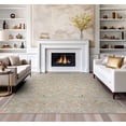 thumbnail image 6 of Crestwood Traditional Oriental 5x7 Sage and Gold Polyester Indoor Area Rug, 5'3'' x 7', 6 of 6
