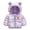 Purple 2, variant on Chenyin Kids Baby Hooded down Cotton Jacket for Boys Girls Warm Winter Coat Zipper Puffer Jackets Toddler Glossy Wash-Free Cotton Outerwears for 9 Months-6 Years
