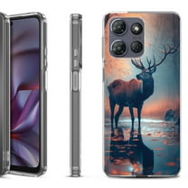 Shockproof Protective Phone Case for Motorola Moto G Play 2026, by OneToughShield - Deer Autumn