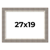 27x19 Frame Grey Real Wood Picture Frame Width 2.75 Inches | Interior Frame Depth 0.5 Inches |