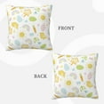 thumbnail image 3 of ZICANCN Rainbow Flower Sun Throw Pillow Covers, Bed Couch Sofa Knit Decorative Pillow Covers for Living Room Farmhouse, 18"x18", 3 of 8