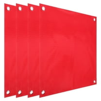 Clispeed warning flags Safety Flag PVC for All Ages in 4pcs