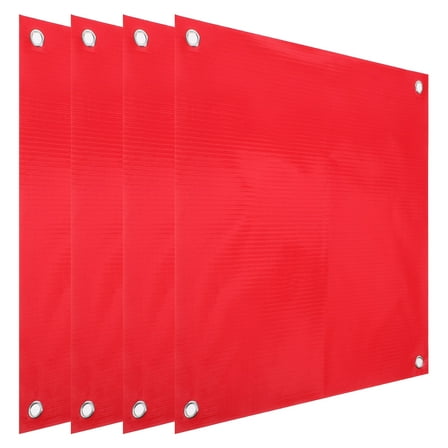 Clispeed warning flags Safety Flag PVC for All Ages in 4pcs