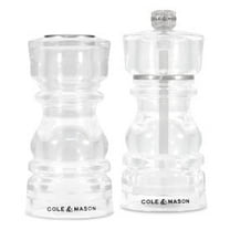 Cole & Mason London Acrylic Shaker & Mill Gift Set 5"
