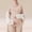 Beige, variant on YHAJDS Maternity Women Round Neck Long Sleeve Solid Color Built In Pad Inner Top