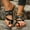 Black, variant on Gspmoly Ballet Flats Shoes for Women, Women's Fashionable And Casual Summer New Comfortable Lazy Wear Embroidered Versatile Sandals Beach Flat Shoes Flats for Women White 36