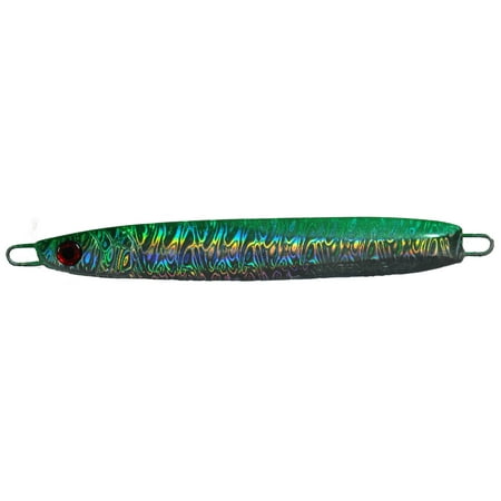 UPC: 0896019002247 | Frenzy TAJ-G07 Rigged Angry Jig 7 oz 2 Assist Hooks Green