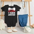 thumbnail image 3 of Ladies I Have Arrived Bowtie New Son Bodysuit Jumper Boys Infant Baby Brisco Brands 12M, 3 of 6