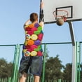 thumbnail image 5 of Naloa Brightly Colored Cupcakes Basketball Jersey Reversible Men's Mesh Athletic Sports Shirts Training Practice S-4XLMedium, 5 of 6