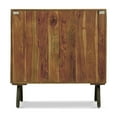 thumbnail image 4 of Yordani Mid-Century Modern Handcrafted Mango Wood Sideboard, Dark Brown, 4 of 12