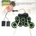 thumbnail image 4 of Ensemble de Batterie Électronique, Batterie Enroulable USB Portable 7 Pcs Prise Casque pour Extérieur, 4 of 7