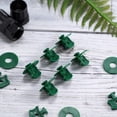 thumbnail image 4 of Hongchun 200 Pièces Serre Twist Clips Clips de Fixation de Serre en Plastique et Rondelles Clips d'Angle d'Extension de Serre pour Isolation de Serre Ombrage de Filet en Aluminium, 4 of 5