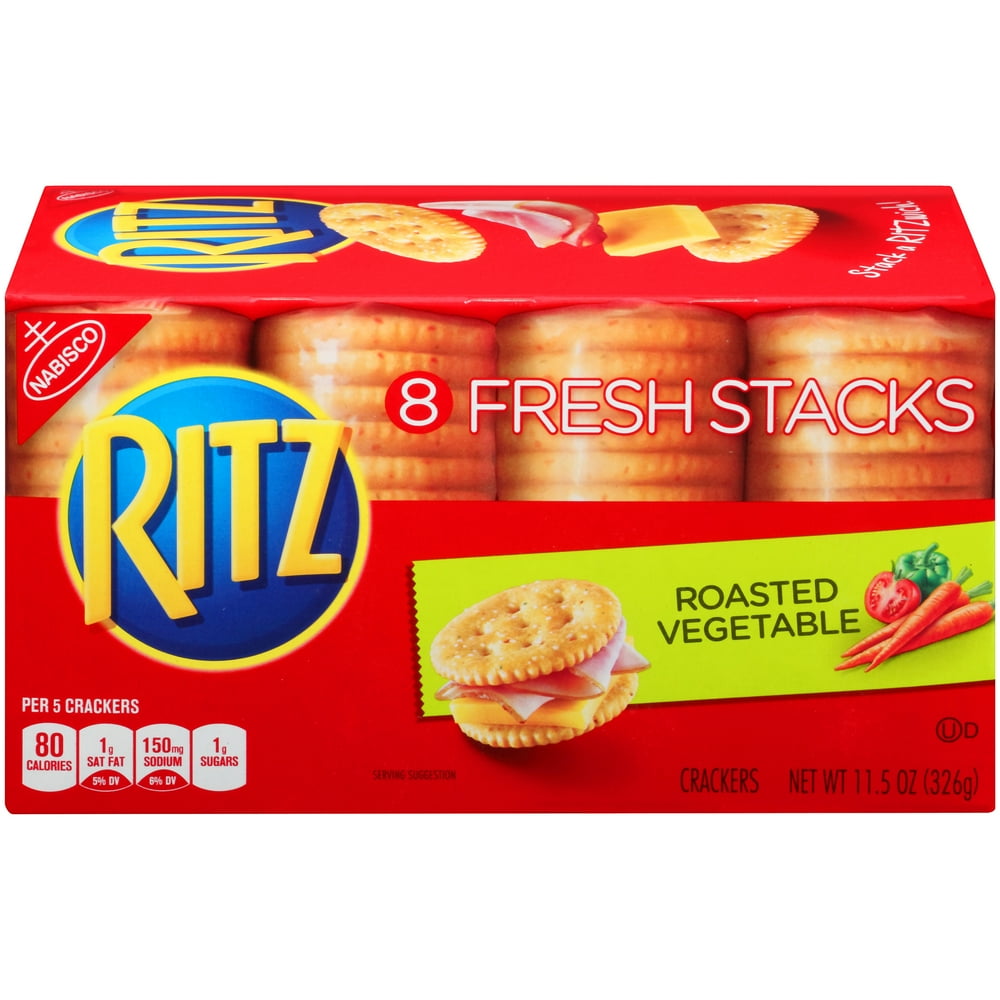 Nabisco Ritz Fresh Stacks Roasted Vegetable Crackers, 11.5 Oz., 8 Count