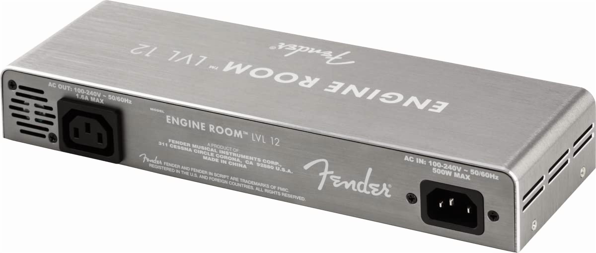Fender Engine Room LVL12 Power Supply w/ Instrument Cable