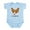 Sky Blue, variant on CafePress - Corgeek Baby Light Bodysuit - Baby Light Bodysuit, Size Newborn - 24 Months