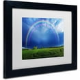 thumbnail image 2 of Trademark Fine Art "Lucky Rainbow" Canvas Art by Philippe Sainte-Laudy, White Matte, Black Frame, 2 of 4