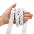 thumbnail image 4 of Uxcell Natural Twisted Cotton Rope 3/4 Inch x 25 Feet 3 Strand Soft Craft Rope with Sealing Tape White, 4 of 6