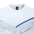 thumbnail image 4 of Men's Shirt and Shorts Gym Set 2 Piece Outfits Fashion Summer Tracksuits Casual Sportwear Set Big and Tall Size M-5XL White, 4 of 5