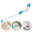thumbnail image 1 of Cleaning Turbo Scrub Brush Adjustable Waterproof Cleaner Wireless Charging Cleaner Bathroom Kitchen Cleaning Tools Set ,Easy to Use, 1 of 7