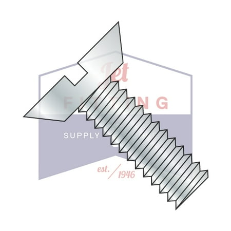 

4-40 x 1/4 Machine Screws | Slotted | Flat Undercut Head | Steel | Zinc (Quantity: 10000)