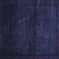 thumbnail image 1 of Ahgly Company Indoor Square Abstract Blue Contemporary Area Rugs, 3' Square, 1 of 4