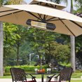 thumbnail image 3 of Chauffage de Terrasse Infrarouge, IP65 Étanche 3 Réglages de Puissance Chauffage de Terrasse Électrique Sans Bruit avec Télécommande pour l'Intérieur, 3 of 8