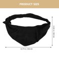 thumbnail image 2 of KAKOWELY Black Portable Pet Sling Carrier Lightweight Polyester Bag for Hiking Travel and Sightseeing, 2 of 8