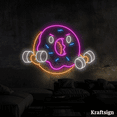 thumbnail image 3 of Craftnamesign Donut Lifting Neon Sign, Donut Shop Decor, Bakery Wall Art, 3 of 4