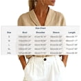 thumbnail image 3 of GUACER Long Sleeve Blouses for Women Casual Cotton Linen Button Down V Neck Loose Elegant Business Clothes, 3 of 6