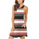 thumbnail image 1 of Vestido de tirantes sin mangas para mujer Vestido de bolsillo con cuello redondo y estampado de personalidad Pompotops ghjkhdj4317, 1 of 7