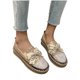 thumbnail image 4 of Amzcrzy Zapatos de mujer,Zapatos de mujer,Zapatillas de mujer, Zapatos planos de corte bajo para mujer, con lazo, de moda, con un solo pedal. Sandalias Mujer Zapatillas De Casa, 4 of 7