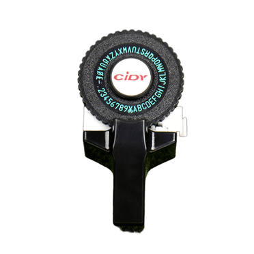FACEGA Label Maker 3D Printed Distinctive Look Label Maker for Machine with Tape Multicolored Label Variety Label Maker for Machine Black