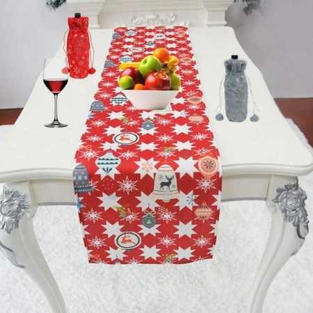 

Christmas Decorative Cloth Home Placemat Dustproof Table Runner