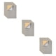 thumbnail image 5 of Naiovety 10 piezas A4 hojas adhesivas de terciopelo flocado pegajoso forro de caja de joyería telas suaves cajón mostrador tocador gris Type1 NO1, 5 of 6