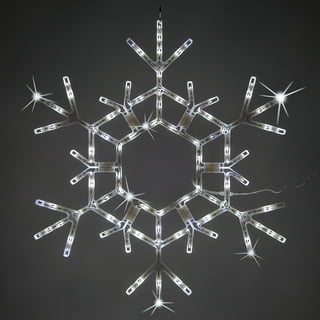 Northlight 47 LED Lighted Twinkling Cool White Snowflake Christmas Outdoor  Decoration