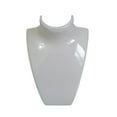 thumbnail image 1 of Soporte de joyería de maniquí acrílico, collar de centro comercial portátil, gargantilla colgante, soporte de exhibición, accesorios de Base Ropa, zapatos y accesorios Miscelánea Blanco 21cm Guardurnaity AP018002-02, 1 of 6