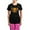 With Pink Pant, variant on CafePress - Samurai Cat Women's Dark Pajamas - Women's Short Sleeve Print T-Shirt and Pants Dark Cotton Pajama Set
