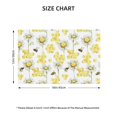 thumbnail image 4 of Placemats Set Of 4 / 6, Sweet Honey Placemats For Dining Table Indoor/Outdoors Heat Resistant Washable Placemats 18" X 12", 4 of 8