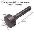 thumbnail image 1 of Pile Hammer Heads Edge Hammer for Impact Drill for Electric And Pneumatic Tools Square Handle C, 1 of 7