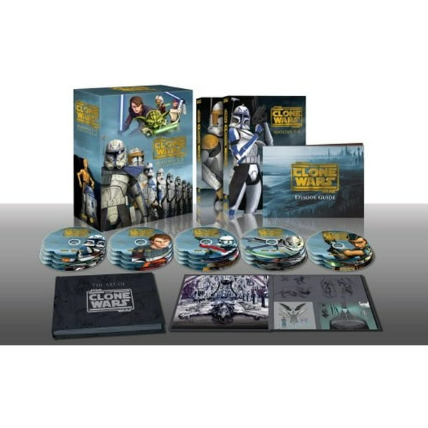 Star Wars The Clone Wars Complete Series 1-7 (DVD)-English only