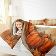 thumbnail image 4 of Manfei Autumn Orange Pumpkin Bedding Comforter Set, Fall Harvest Festival Twin Comforter Sets, Teen Kid Child Reversible Bedding Set, Ultra Soft Home Decor, 2pcs, 4 of 8