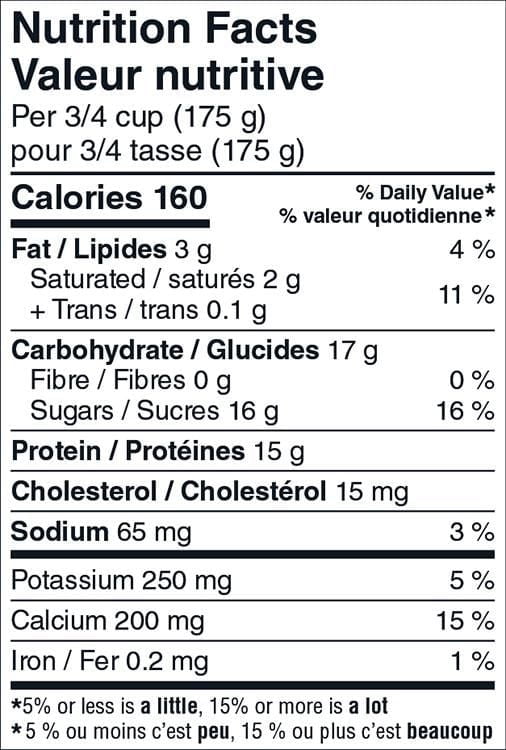 Our FinestTM 2% M.F. Vanilla Greek Yogurt