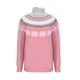 thumbnail image 4 of Suéter de cuello redondo para mujer, estilo étnico, cuello redondo, color block, suelto y moderno, suéter de punto, blusa para mujer, 4 of 6