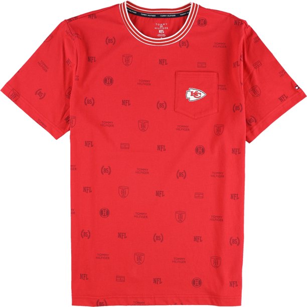Tommy Hilfiger Mens Kansas City Chiefs Graphic T-Shirt kac M